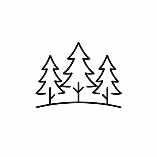 Forest climate icon