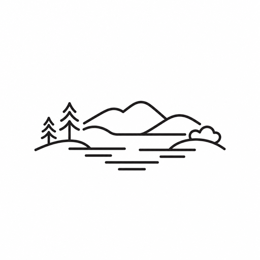 Lake climate icon